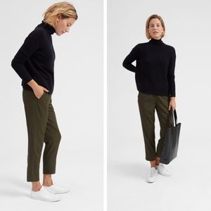 Everlane Italian GoWeave Easy Pant BLACK sz 2